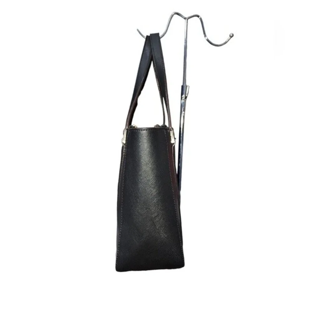 Kate Spade New York Newbury Lane Cadene Black Leather Satchel Bag 12